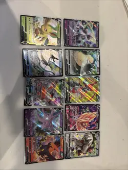 LOT OF 10 Pokemon Ultra Rare TCG V Cards - Image 1