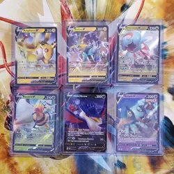 Raikou V + Dracovish V + Honchkrow V + 3 more - Pokemon Cards - Lot #533 - Image 1