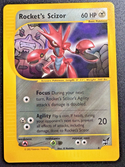 Rocket's Scizor WoTC Best of Game Black Star Promo 4 Pokemon Card Near Mint - Image 1