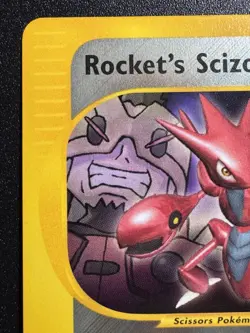 Rocket's Scizor WoTC Best of Game Black Star Promo 4 Pokemon Card Near Mint - Image 3