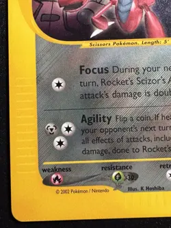 Rocket's Scizor WoTC Best of Game Black Star Promo 4 Pokemon Card Near Mint - Image 5