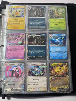 Pokemon Binder Lot -108 cards All Holo/Reverse - SV Era - NM-Mt - Ships Free! - Image 1