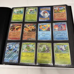 Pokemon Cards 151 Charizard Mew Binder Collection 162 Cards - Image 1