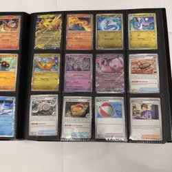 Pokemon Cards 151 Charizard Mew Binder Collection 162 Cards - Image 3