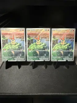 Pokemon TCG Victini Black Bolt & White Flare Promo Card NM Lot Of 3 - Image 1