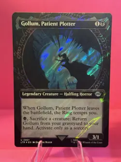 Gollum, Patient Plotter (Showcase) (Surge Foil) Universes Beyond: the Lord of... - Image 1