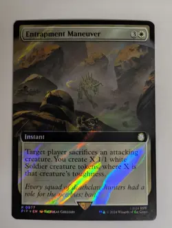 MTG - Entrapment Maneuver - PIP - R - Surge Foil - 977 - Image 1