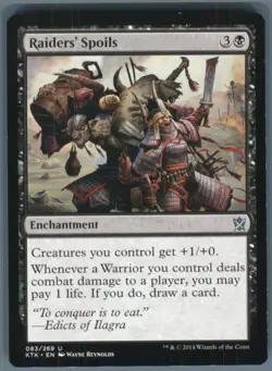 Magic the Gathering MTG Khans of Tarkir Raiders' Spoils #83 - Image 1