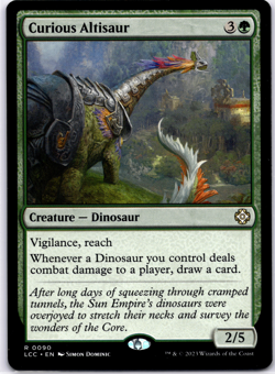 Curious Altisaur Regular NM MTG - Image 1