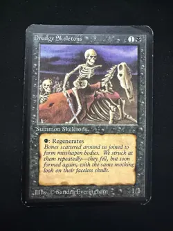Magic The Gathering: Alpha Drudge Skeletons MTG Alpha - Image 1
