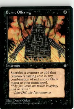 Magic The Gathering Ice Age Burnt Offering - Image 1