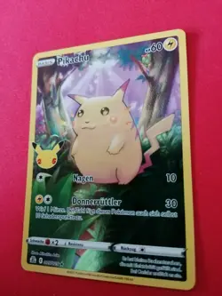 POKEMON 2021 - PIKACHU 005/025 - CELEBRATIONS CLASSIC - DEUTSCH - HOLO RARE ALT - Image 2