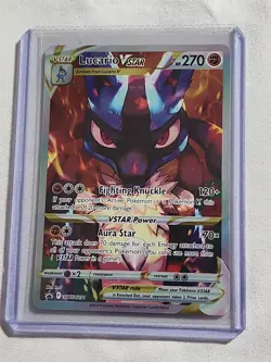 Pokemon TCG - Lucario VSTAR SWSH291 Black Star Promo, Near Mint - Image 1