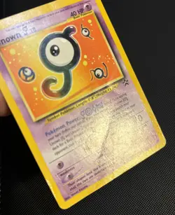 WOTC Pokemon TCG Unown J Black Star Promo Card 38 Vintage - Image 2