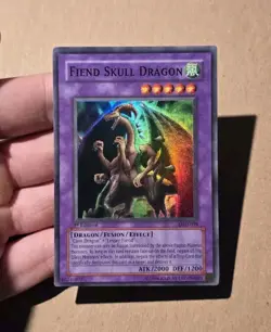 Yugioh Fiend Skull Dragon LOD-039 Super Rare 1st Edition LP - Image 3