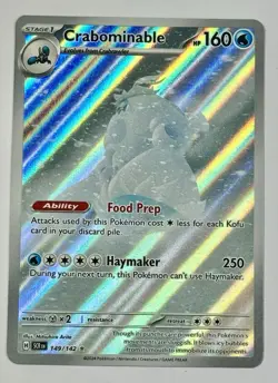 Pokemon TCG - Crabominable - 149/142 - 2024 S&V - SCR En - Illustration Rare - Image 4