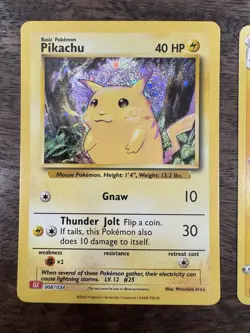 ⚡ Pikachu 012 + Raichu 013 ⚡ CLC /034 - Pokemon TCG Classic Collection NM ⚡⚡⚡ - Image 2