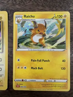 ⚡ Pikachu 012 + Raichu 013 ⚡ CLC /034 - Pokemon TCG Classic Collection NM ⚡⚡⚡ - Image 3
