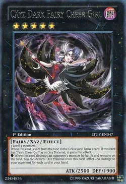 Yugioh - CXyz Dark Fairy Cheer Girl (Rare) (1st Edition) - LTGY-EN047 P - Image 1
