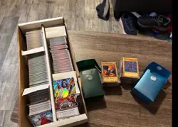 Vintage Dragon Ball Z Cards Lot - Hundreds Of Cards And Two Yugioh Battle Decks - Image 1