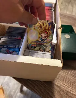 Vintage Dragon Ball Z Cards Lot - Hundreds Of Cards And Two Yugioh Battle Decks - Image 3