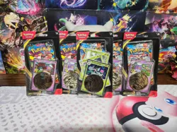 Pokemon TCG MEGA EVOLUTIONS Blister Lot S&V JOURNEY TOGETHER 10 Packs Checklane - Image 4