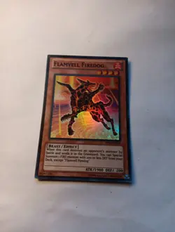 Yu-Gi-Oh! TCG Flamvell Firedog Astral Pack One AP01-EN004 Unlimited Super Rare - Image 2