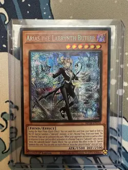 YUGIOH Arias the Labrynth Butler MP24-EN116 Prismatic Secret Rare 1st Edition NM - Image 1