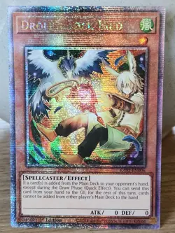 Yu-Gi-Oh! Droll & Lock Bird RA02-EN006 Quarter Century Secret Rare NM (Alt Art) - Image 1