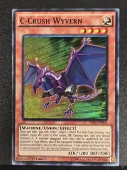 C-Crush Wyvern SDKS-EN003 Structure Deck: Seto Kaiba-1st Edition Holo (A) - Image 1