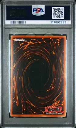2003 Yu-Gi-Oh! Gearfried The Iron Knight BPT Limited Edition Secret Rare PSA 9 - Image 2