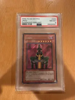 YU-GI-OH Jinzo PSV-000 PSA 8 2002 PHARAOH’S SERVANT - Image 1