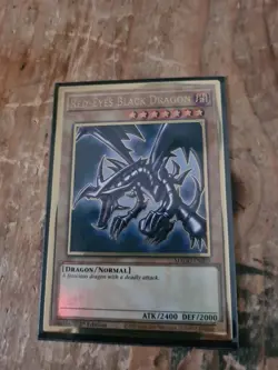 Yu-Gi-Oh Red-Eyes Black Dragon Mago-En003 1st Edition Gold Rare - Image 1