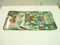 Konami YuGiOh Metal Raiders UNLIMITED 1996 Factory Sealed BOOSTER BLISTER PACK - Image 5