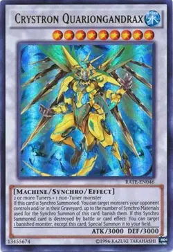 Yugioh! Crystron Quariongandrax - RATE-EN046 - Ultra Rare - Unlimited Edition Ne - Image 1