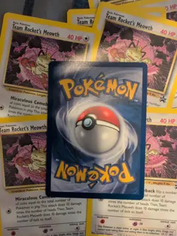 2000 Black Star Promo Pokemon League Card Team Rockets Meowth 18 Near Mint/Mint - Image 2