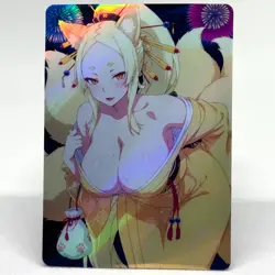 High School DxD Yasaka Goddess Anime Waifu ACG Foil Card - Image 1