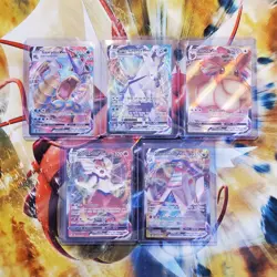 Gyarados + Eevee + Cinderace + Duraludon - all VMAX - Pokemon Cards - Lot #542 - Image 1