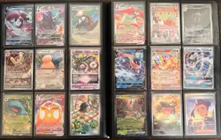 Lot of 300+ Pokemon Cards Hits Only Binder EX SIR Full Art Rare Mixed Collection - Image 1