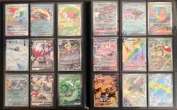 Lot of 300+ Pokemon Cards Hits Only Binder EX SIR Full Art Rare Mixed Collection - Image 3