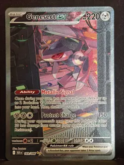 Pokemon Genesect ex 169/086 Black Bolt 2024 Ultra Rare Holo Card - Image 1