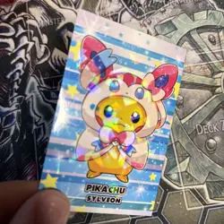 Pikachu Sylveon Poncho Card Database Attacks 2 Cracked Ice Holo Pokemon - Image 2