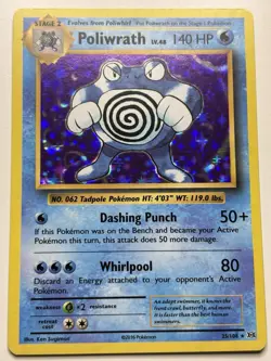 Poliwrath 25/108 Holo Rare XY Evolutions Pokemon Card - NM Near Mint - Image 1