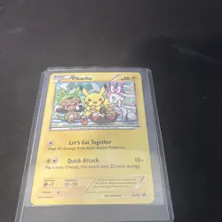 Pikachu Xy95 holo 2016 let’s eat together rare card breakpoint black star promo - Image 1
