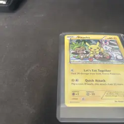 Pikachu Xy95 holo 2016 let’s eat together rare card breakpoint black star promo - Image 5
