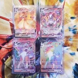 Eevee + Chandelure + Lycanroc + Lycanroc - all VMAX - Pokemon Cards - Lot #541 - Image 1