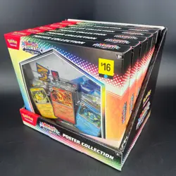 Prismatic Evolutions Poster Collection Box Set of 6 Pokemon SV Trading Card Game - Image 1