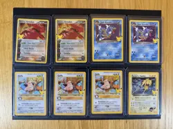 pokemon celebrations Card Lot Of 8 Groudon Gyarados Cleffa Zapdos Rare Classic - Image 1