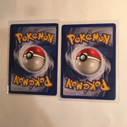 Vintage Pokemon Card lot of 2 Neo Destiny Vulpix Unown 2000 NM - Image 2