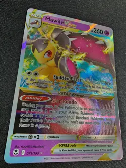 Mawile VSTAR - 071/195 - Ultra Rare Holo - Pokemon TCG Card Silver Tempest NM/M - Image 3